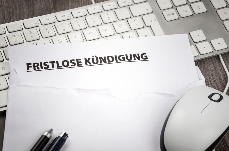 Muster für die fristlose Kündigung einer Mietwohnung